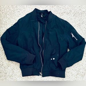 Dark Navy H&M bomber jacket Size S